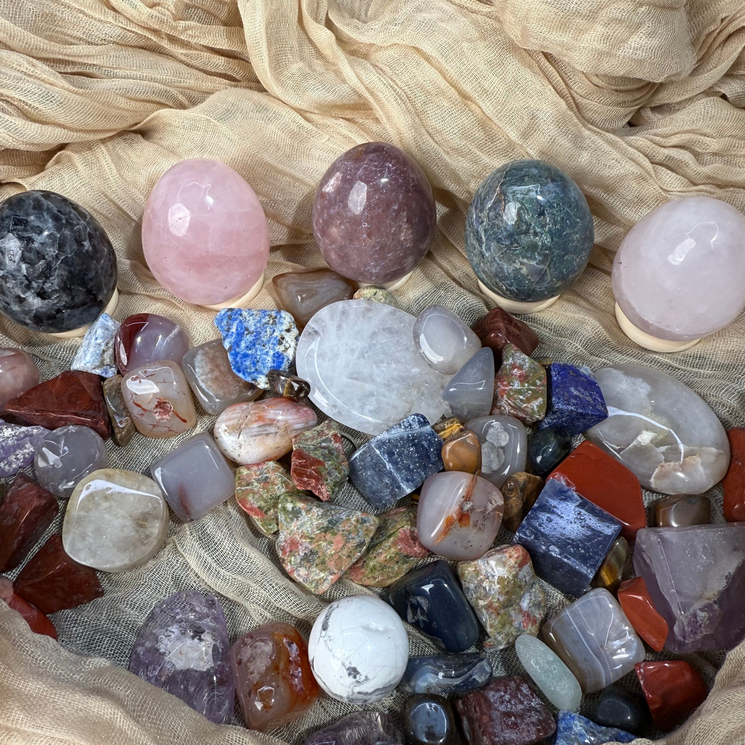 "Healing Crystal Chips & Stones – Double the Energy, Double the Magic!"